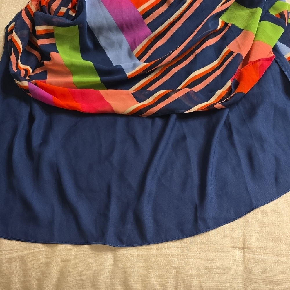 Trina Turk Multicolor Striped Midi Skirt Size M - Picture 13 of 13